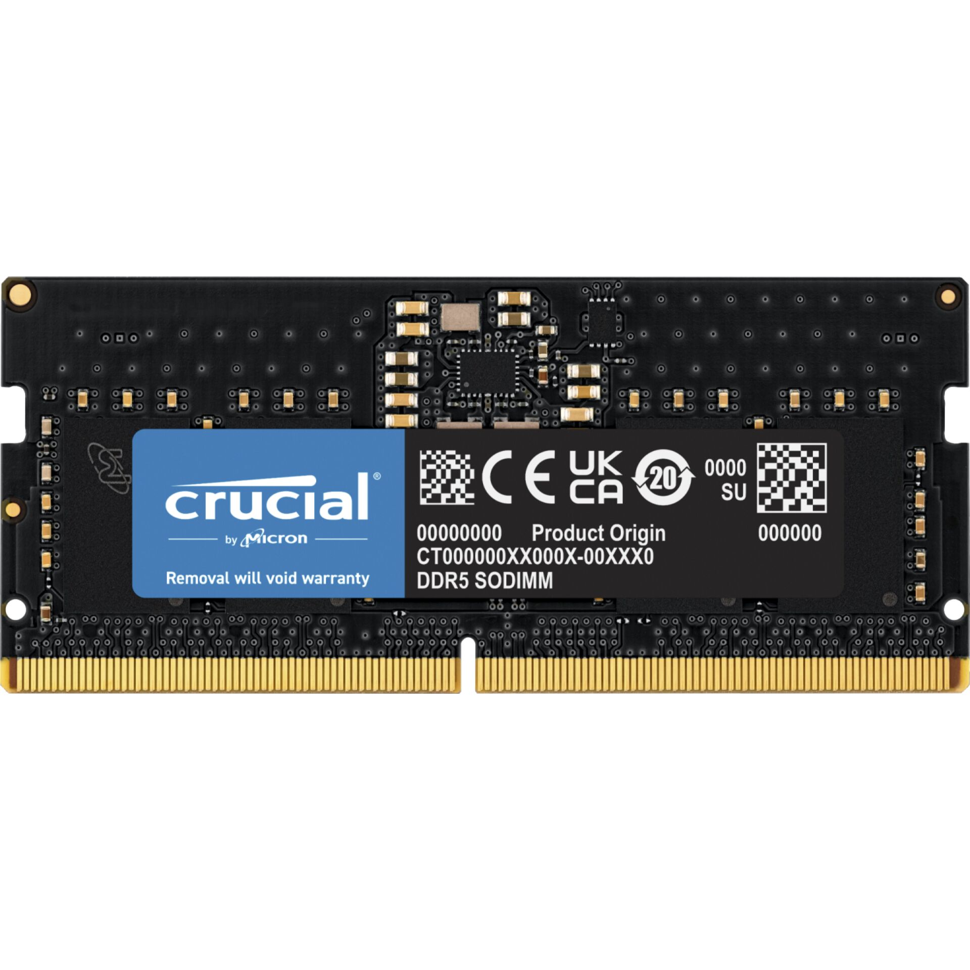 Crucial DDR5-5600            8GB SODIMM CL46 (16Gbit) 813913_00