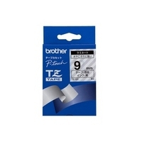 Brother Black on Clear Gloss Laminated Tape, 9mm TZ Etiketten erstellendes Band