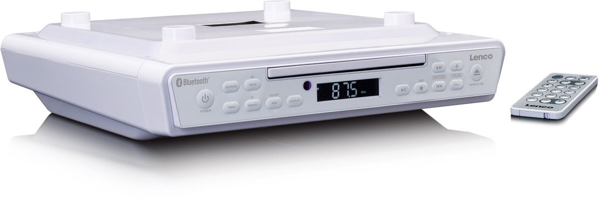 Lenco KCR-150 Küchenradio mit CD-Player -Weiß-