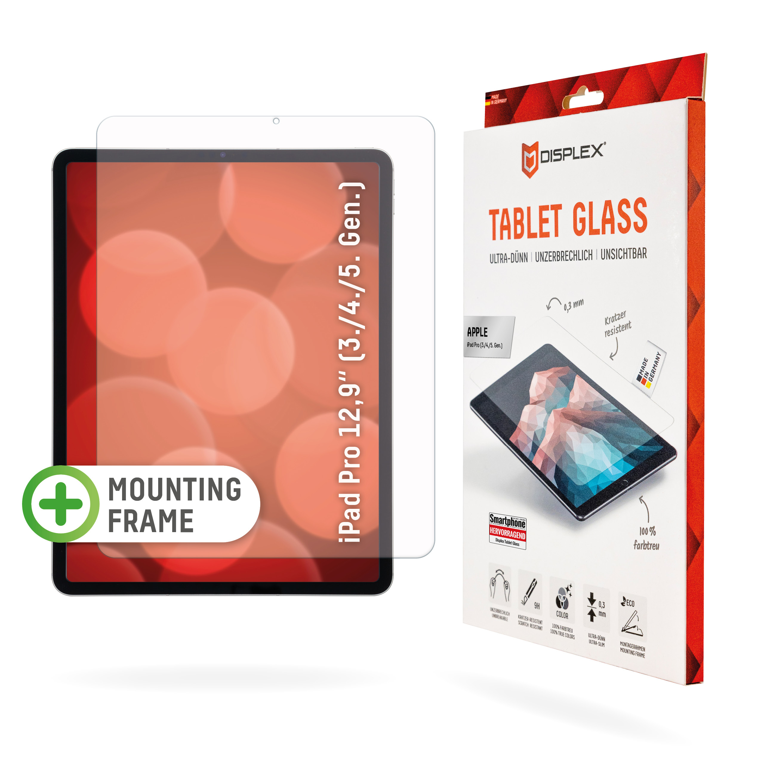 DISPLEX Tablet Glass iPad Pro 12,9" -3/4/5 Gen.-