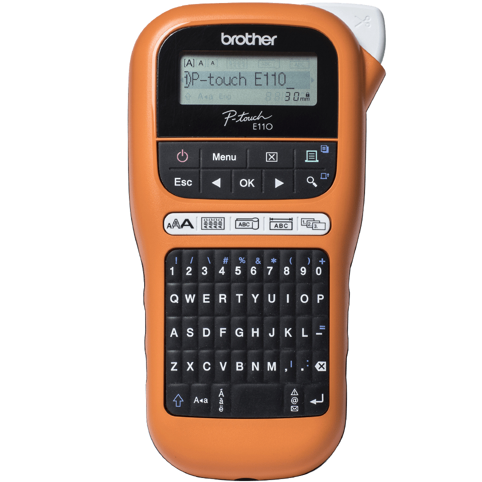 Brother P-touch PT-E110 Handheld Beschriftungsgerät – Ansicht 1