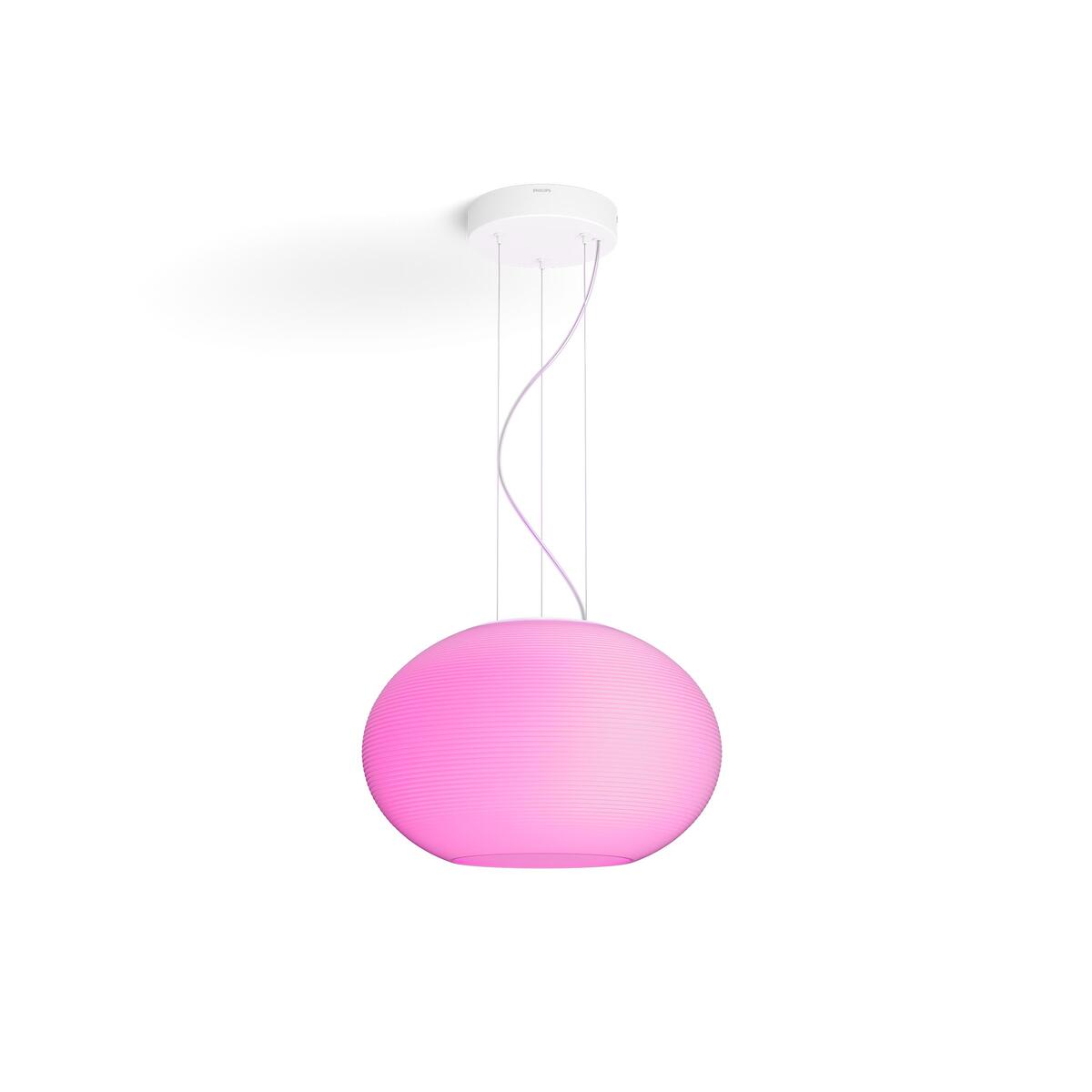 Philips Hue White&Col. Amb. Flourish Pendelleu weiß 3000lm
