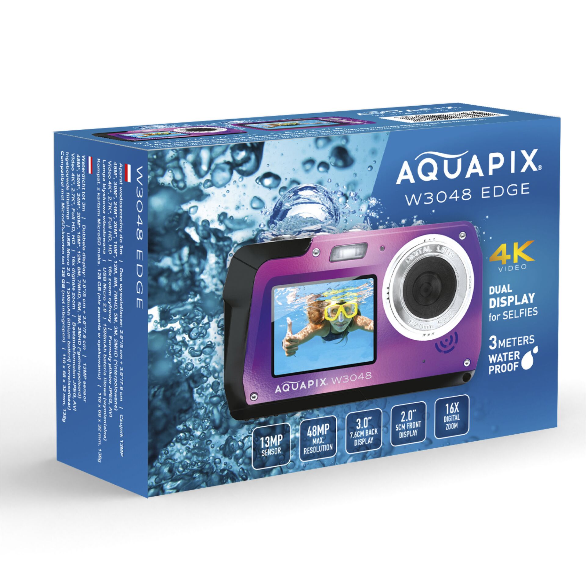 Easypix Aquapix W3048 Edge Violet 804820_05