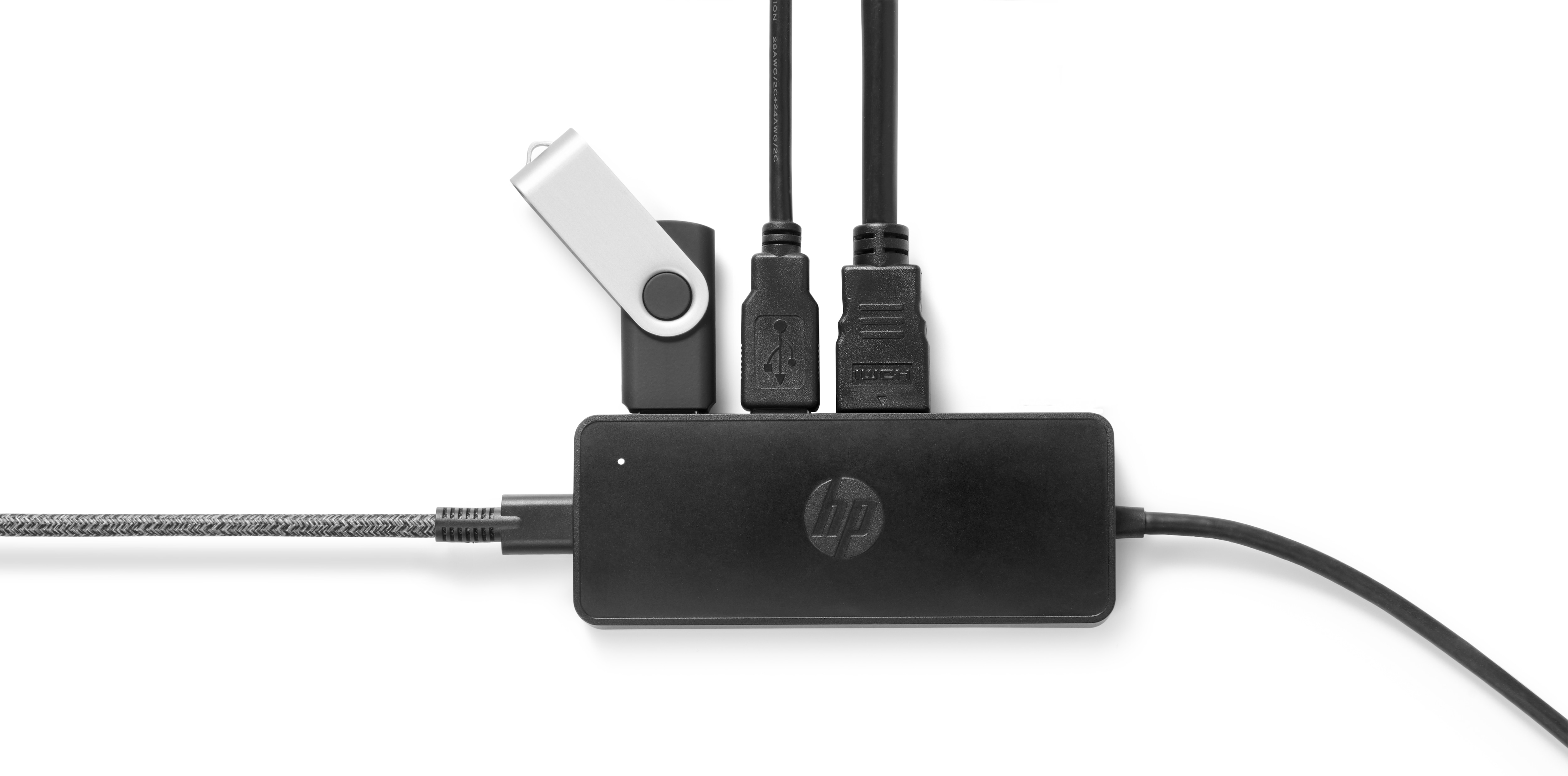 HP USB-C Travel Hub G2 Verkabelt USB 3.2 Gen 1 (3.1 Gen 1) Type-C Schwarz 87197220_3421433682