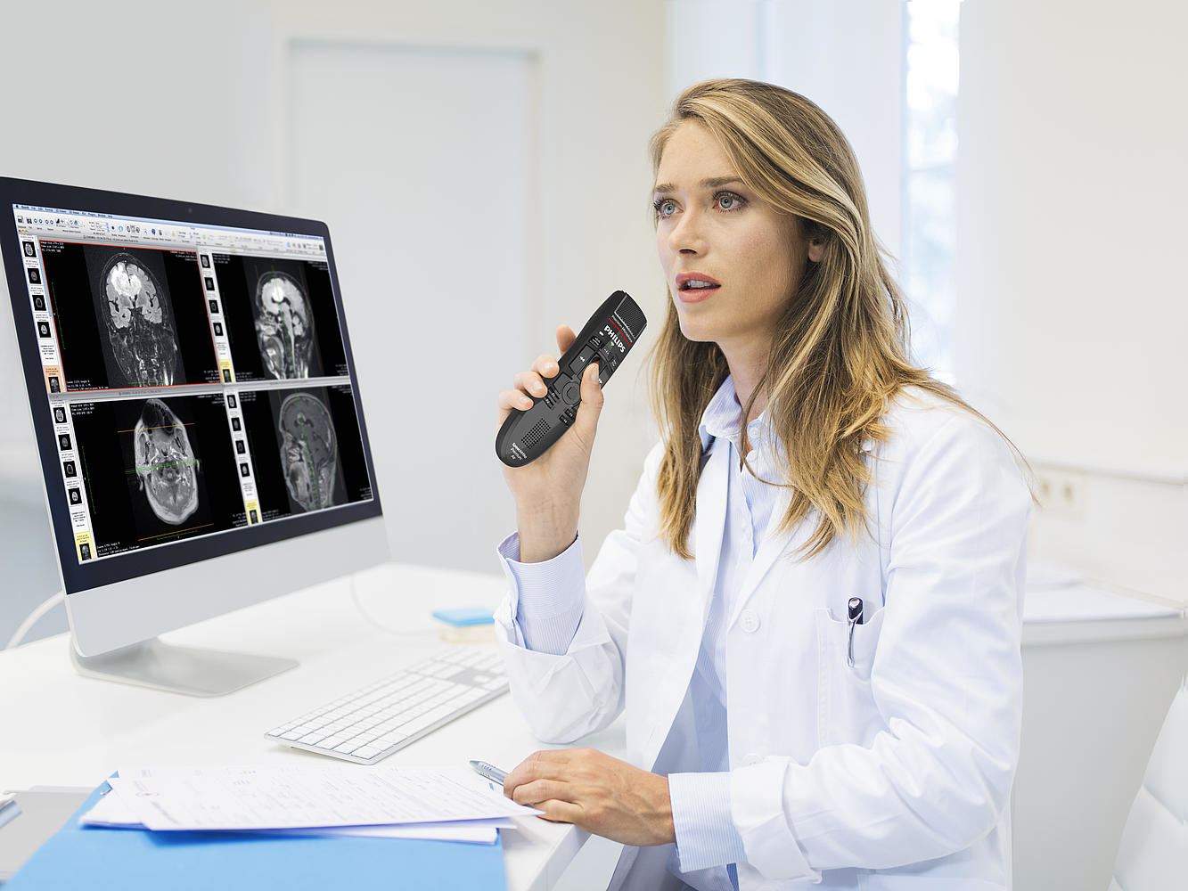 Philips SpeechMike Premium Air Grau, Metallisch