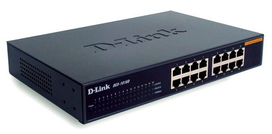 D-Link DES-1016D 16-Port NWay Workgroup Switch (RJ-45) – Ansicht 1