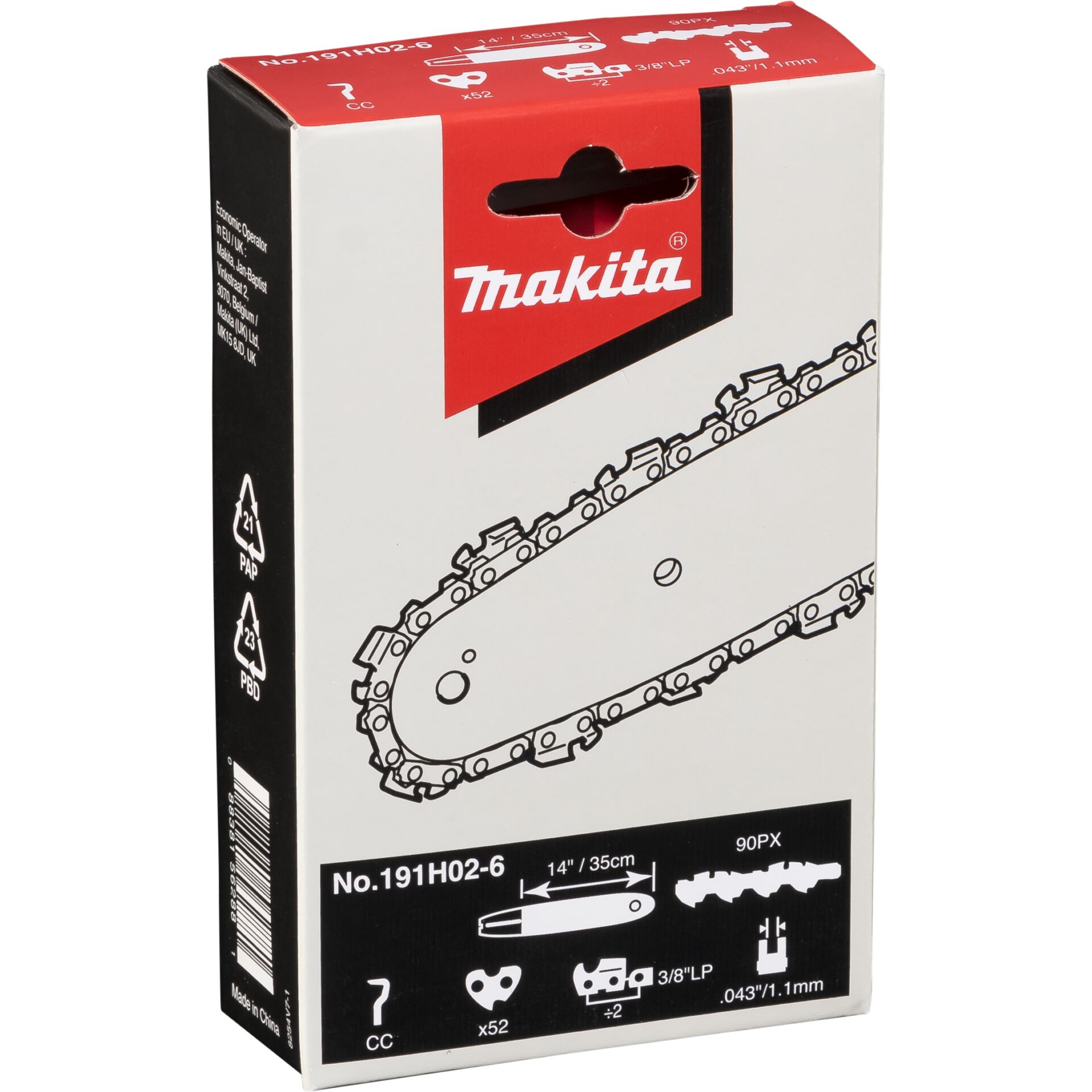 Makita 191H02-6 Sägekette 35cm 1,1mm 3/8   HM 806241_02