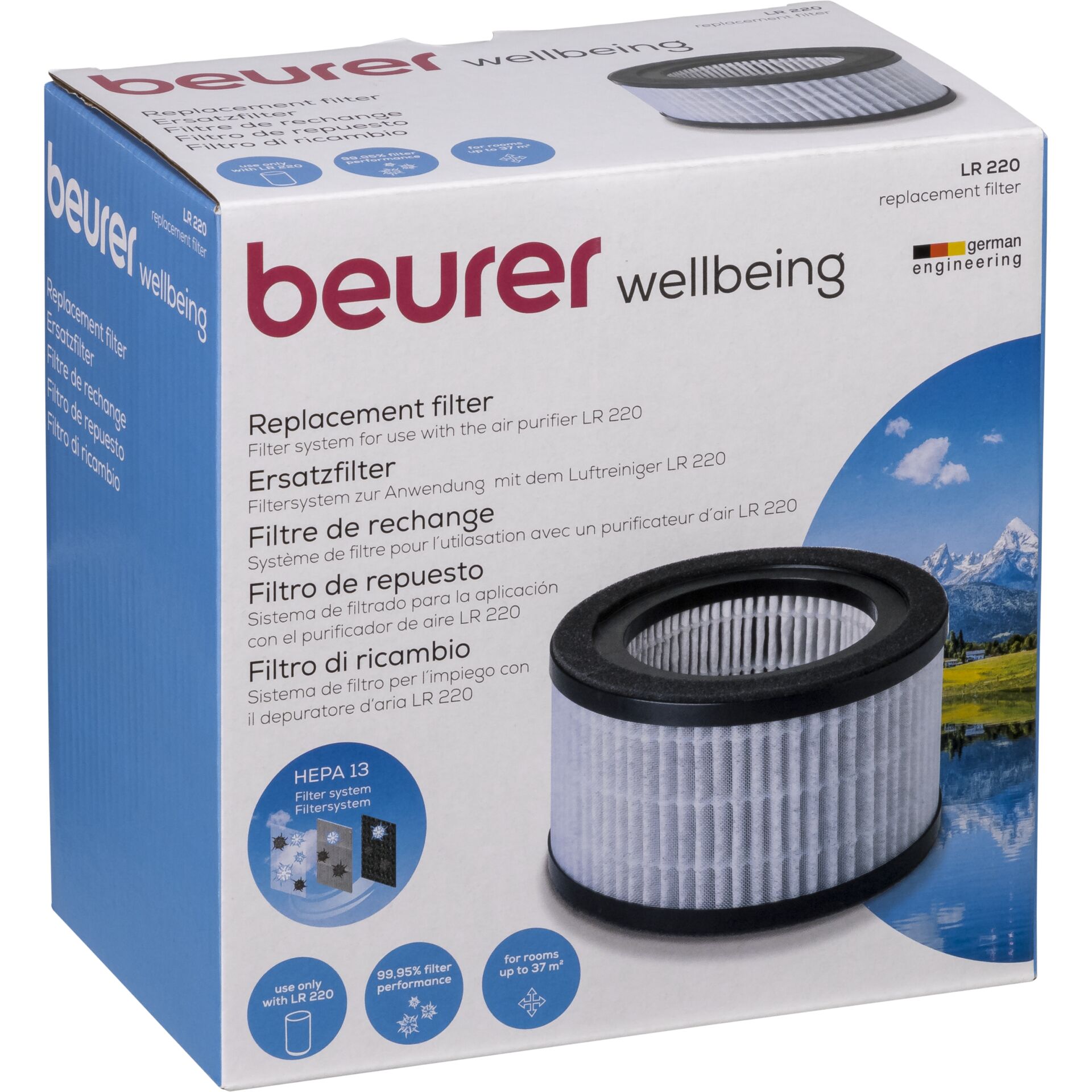 Beurer LR 220 Ersatzfilter 650778_01