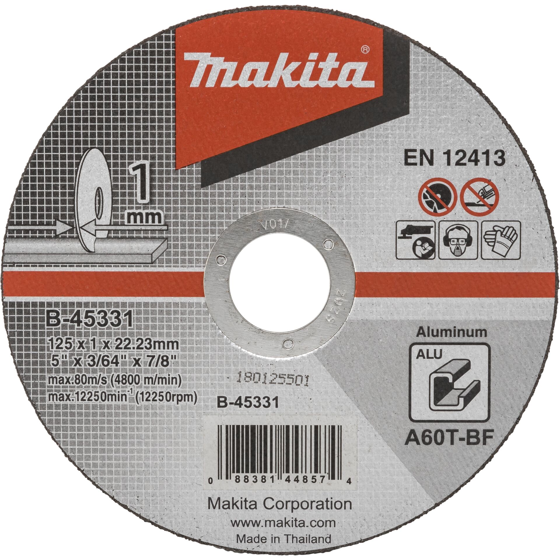 Makita B-45331 Trennscheibe 125x1mm Alu 807480_00