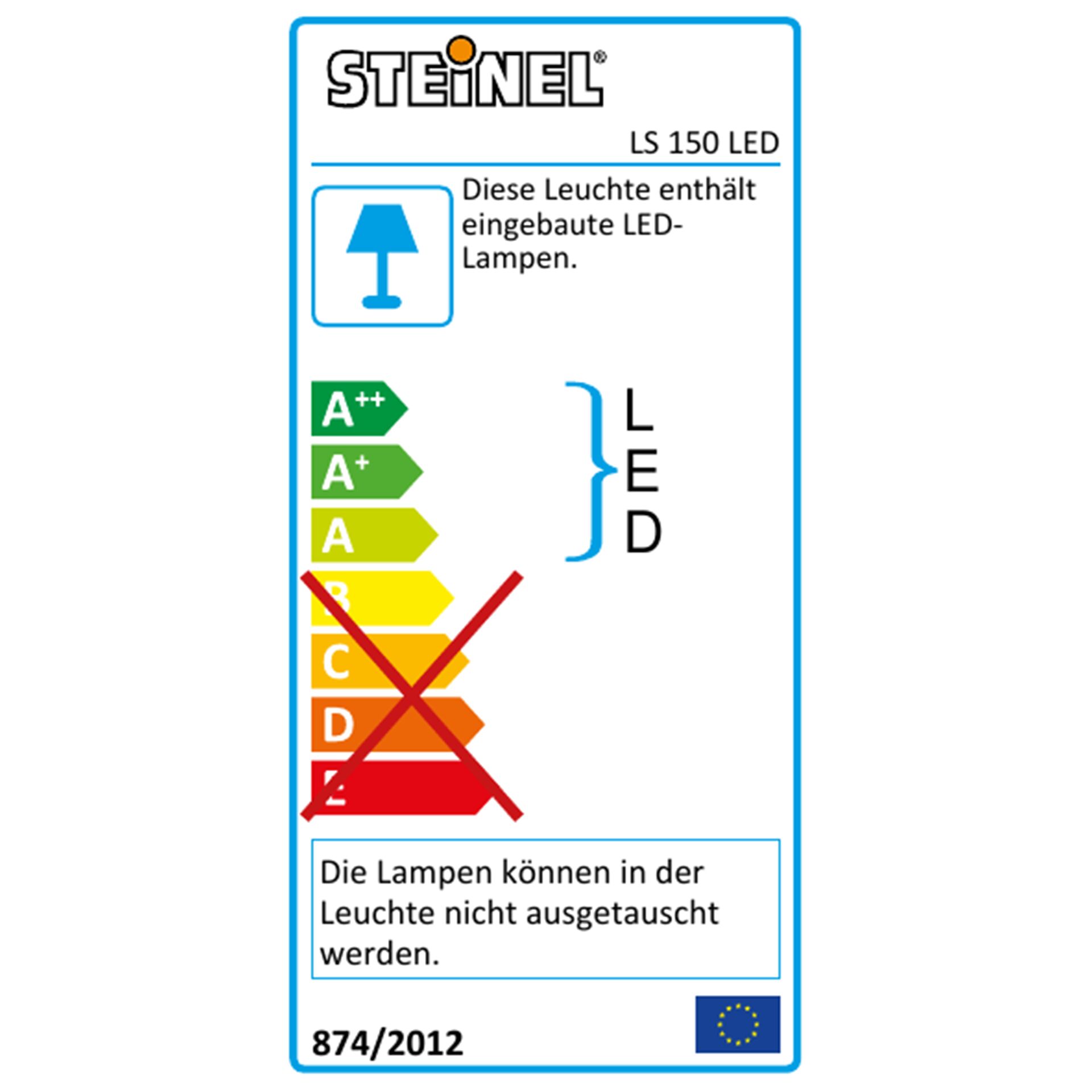 Steinel LS 150 LED SW LED-Strahler