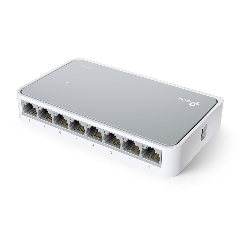 TP-LINK TL-SF1008D Unmanaged Fast Ethernet (10/100) Weiß