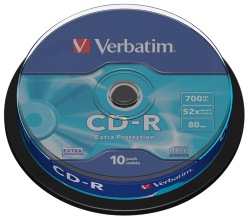 1x10 Verbatim CD-R 80 / 700MB