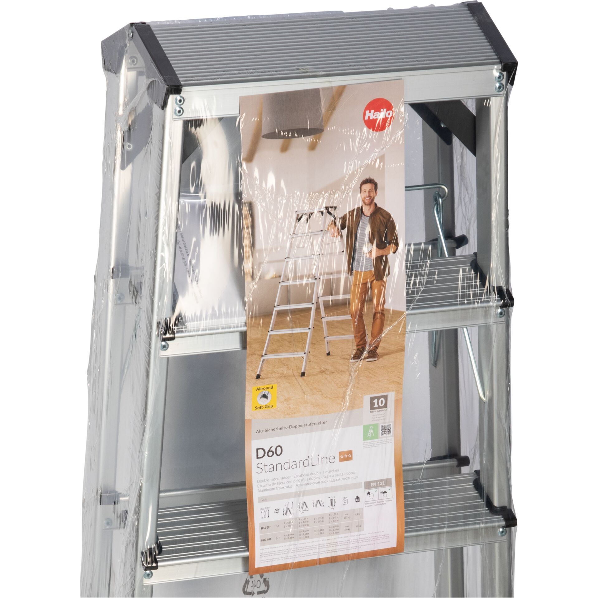 Hailo D60 StandardLine 2x5 Stufen  Stehleiter 245053_09