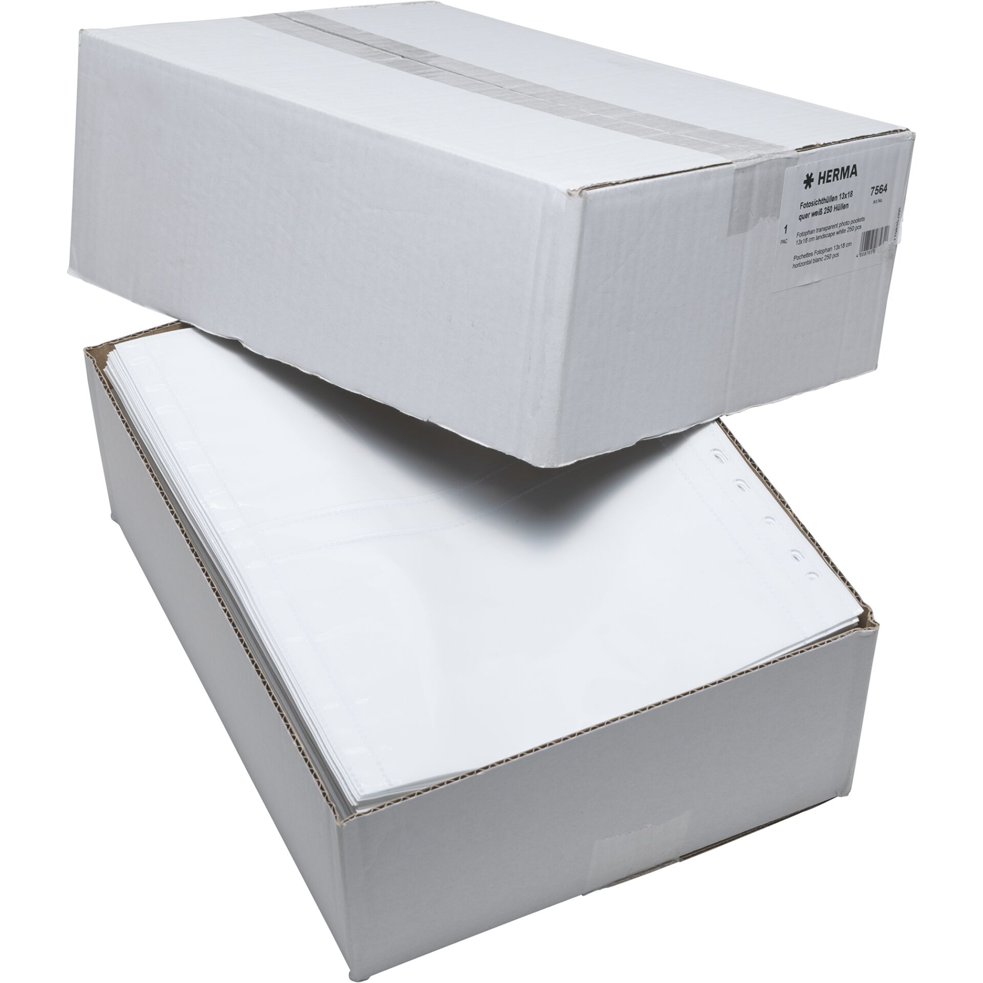 Herma fotophan 13x18 quer   weiß 250 Blatt                   7564 115687_02