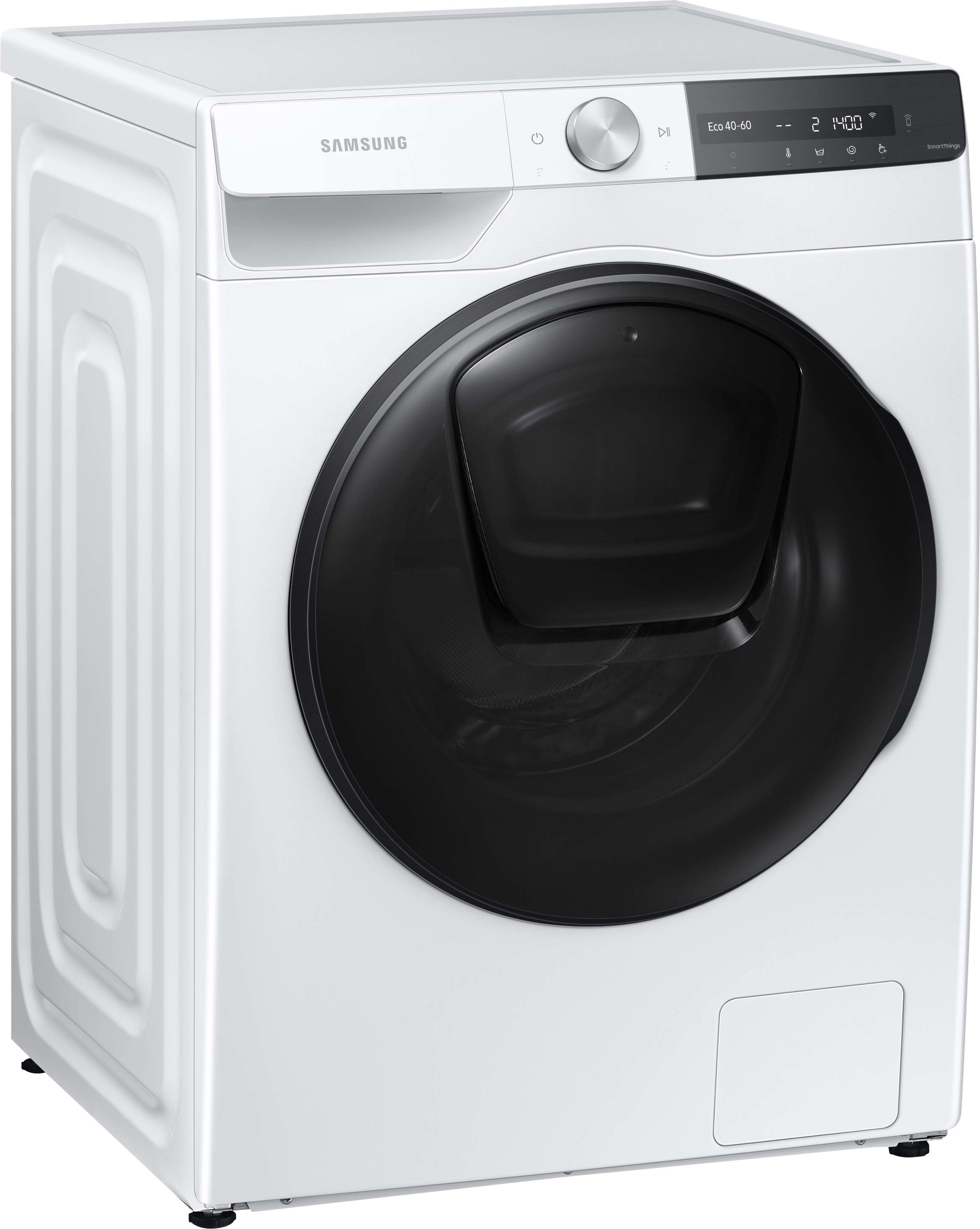 Samsung WW80T754ABT Waschmaschine Freistehend Frontlader 8 kg 1400 RPM B Schwarz, Weiß