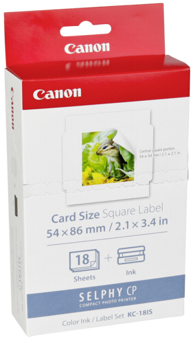 Canon KC-18 IS Sticker 50x50 mm