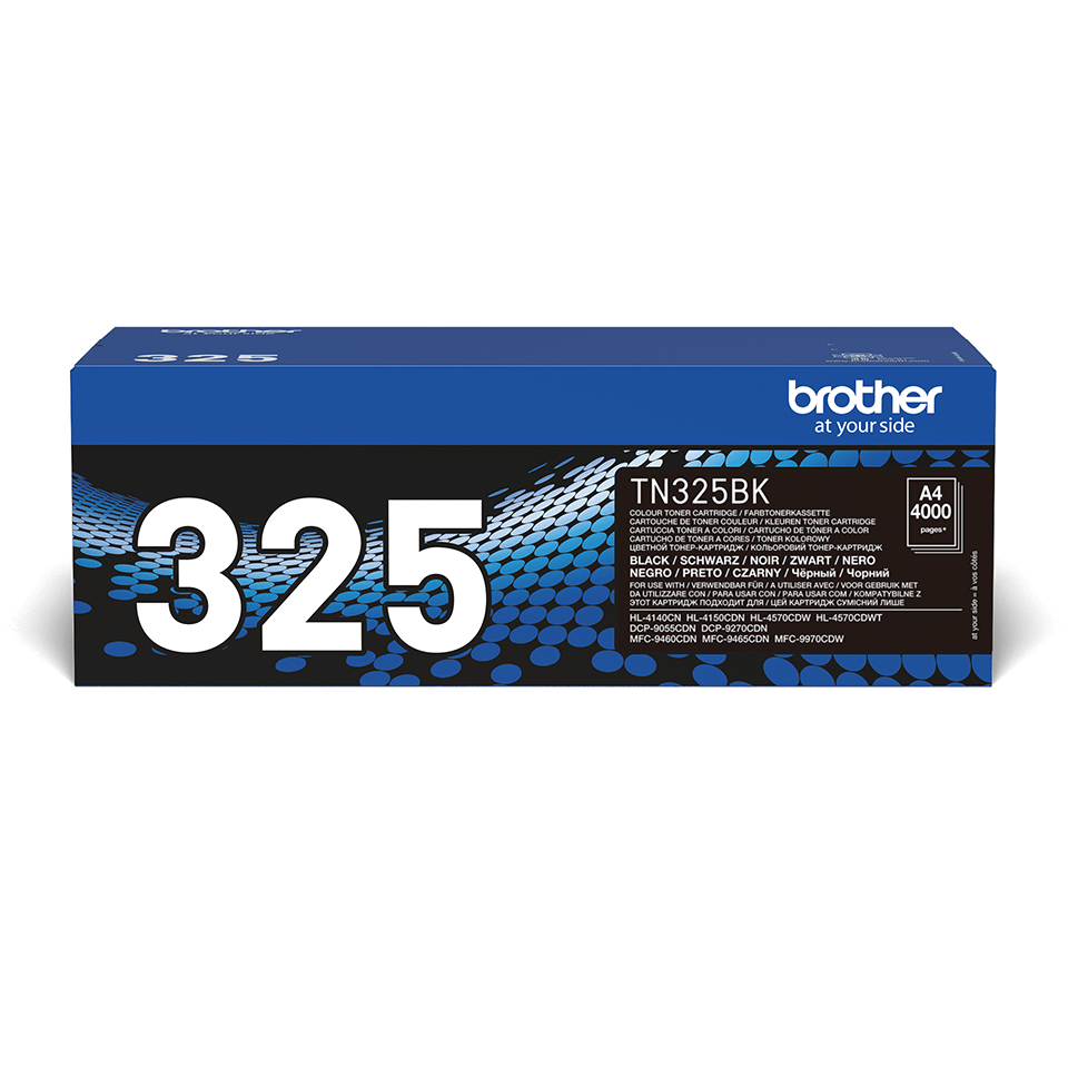 Brother Toner TN-325BK Jumbo Schwarz (ca. 4000 Seiten) – Ansicht 1
