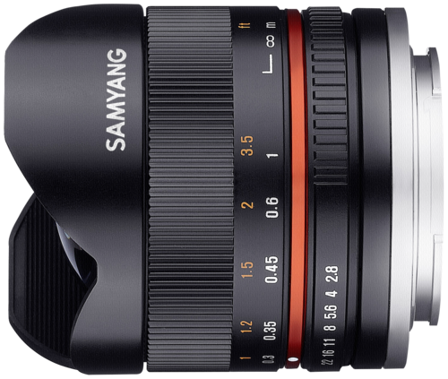 Samyang F 2,8/8 Fish-Eye II schwarz Sony E-Mount