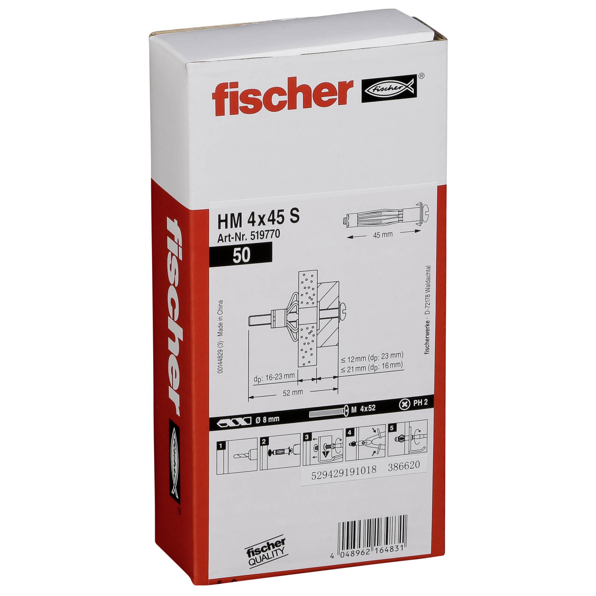 Fischer Hohlraum-Metalldübel HM