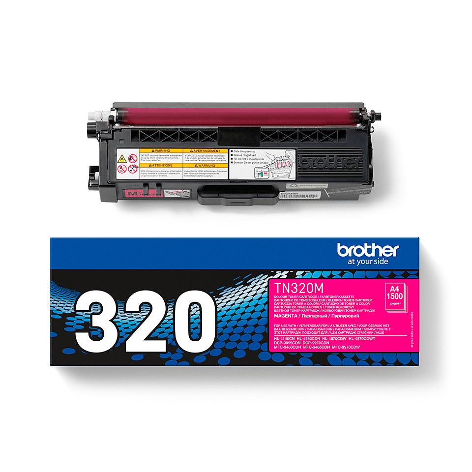 Brother Toner TN-320M Magenta (ca. 1500 Seiten) – Ansicht 3