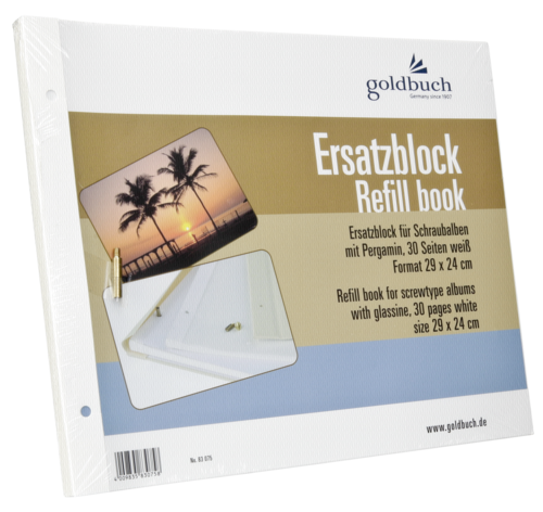 Goldbuch Ersatzblock       29x24
