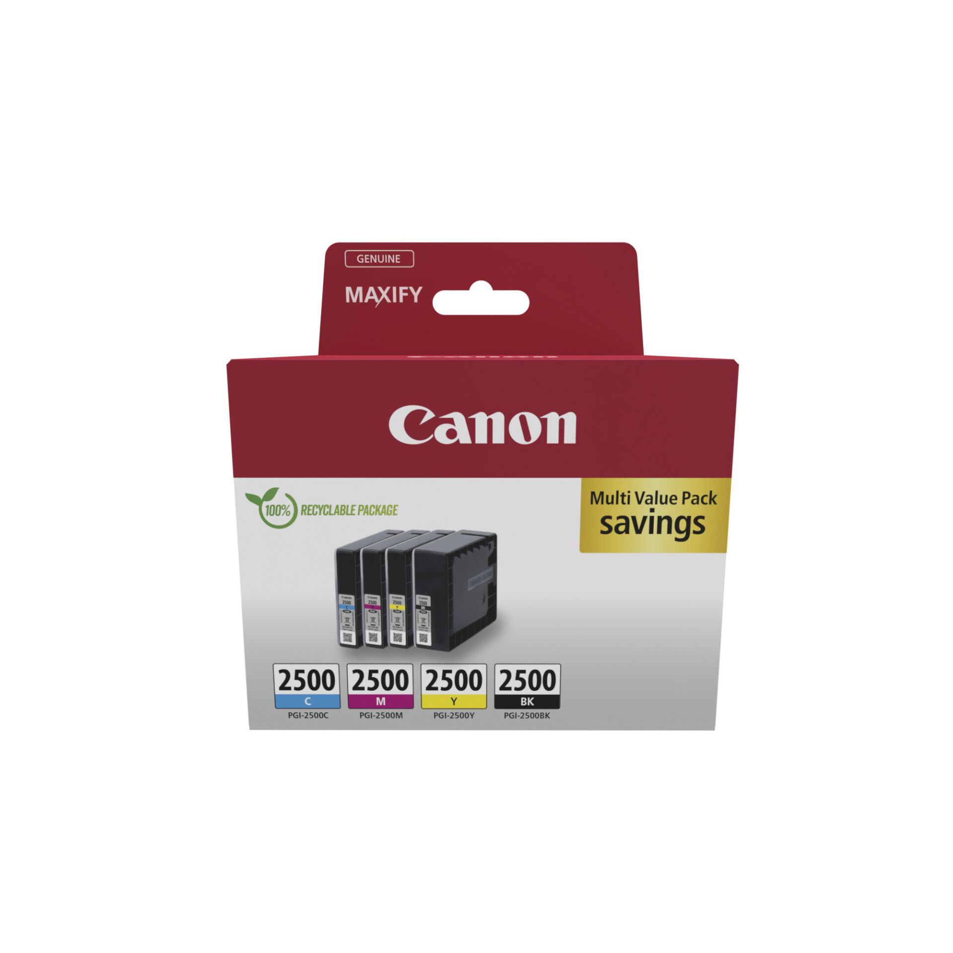 Canon PGI-2500 BK/C/M/Yk Multipack 829635_00