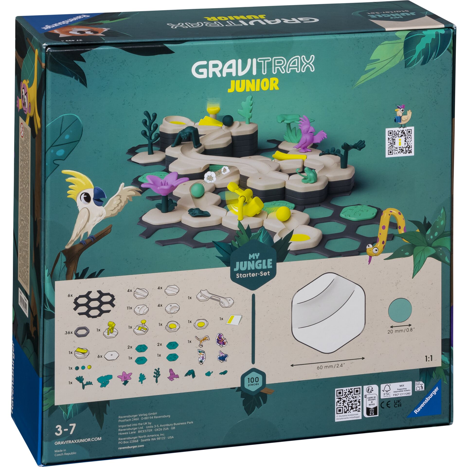 Ravensburger GraviTrax Junior Starter-Set L Jungle 832246_01