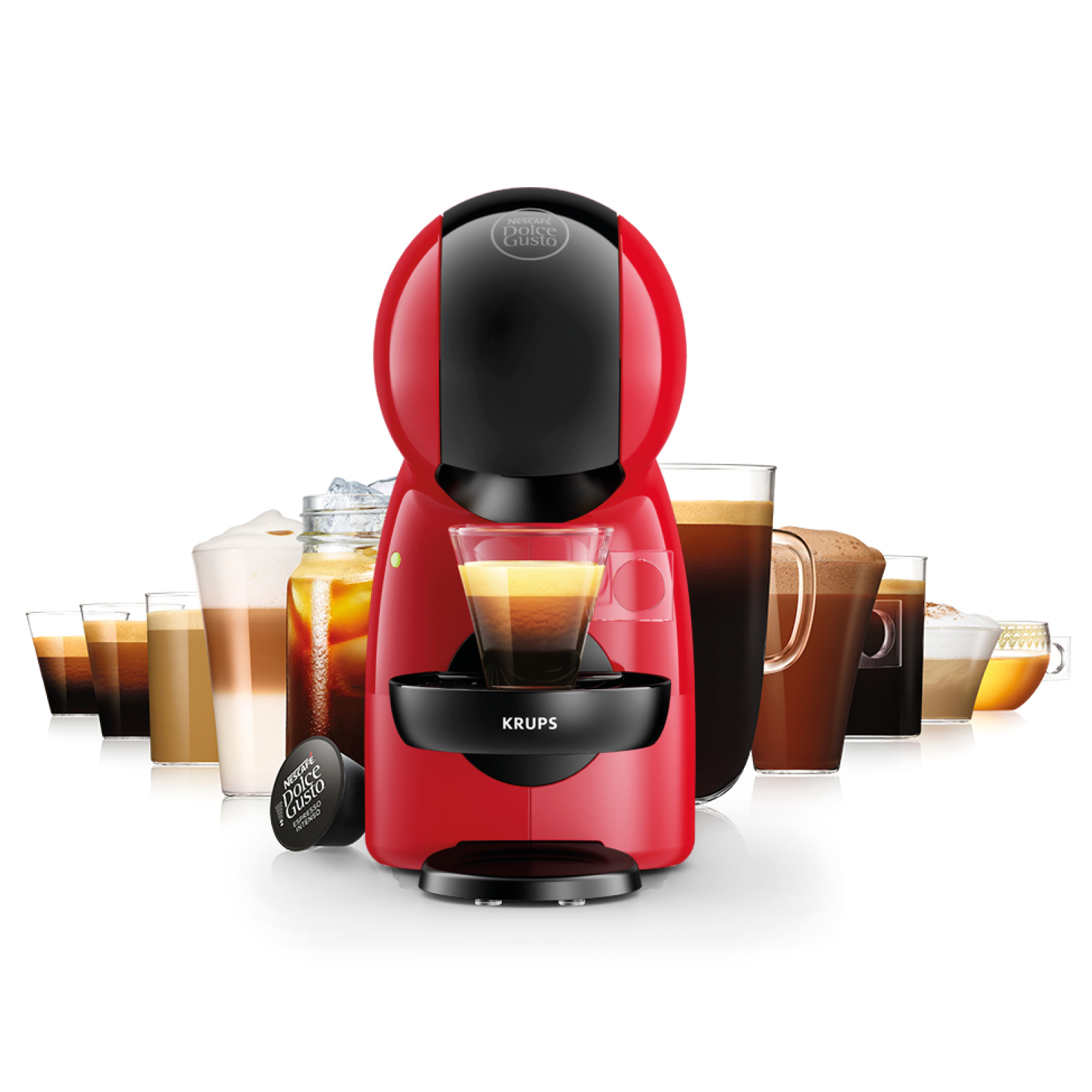 Krups KP 1A35 Piccolo XS Dolce Gusto          rot/schwarz a6c4860374789fabd4bc11d9ecf62ca3