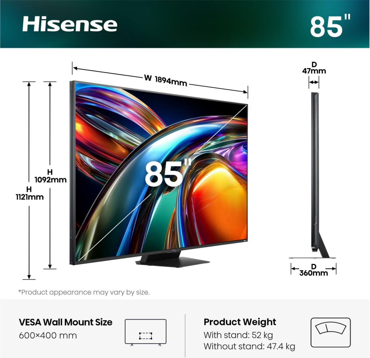 Hisense 85UR9DS – Ansicht 3