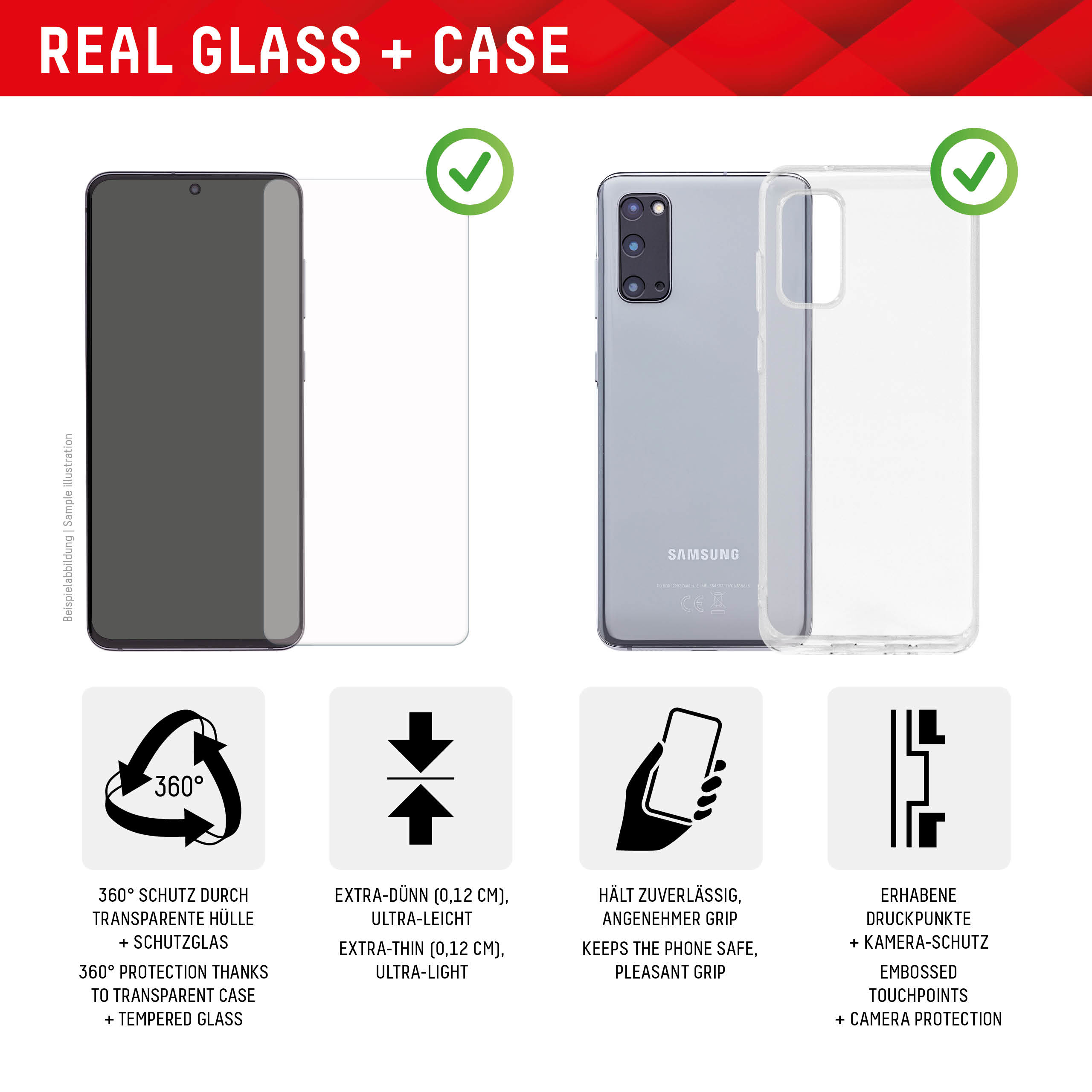 DISPLEX Real Glass + Case Google Pixel 7a 108951007_8876974387