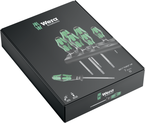 WERA 367/7 TORX HF Kraftform Plu Schraubendrehersatz mit Haltefkt