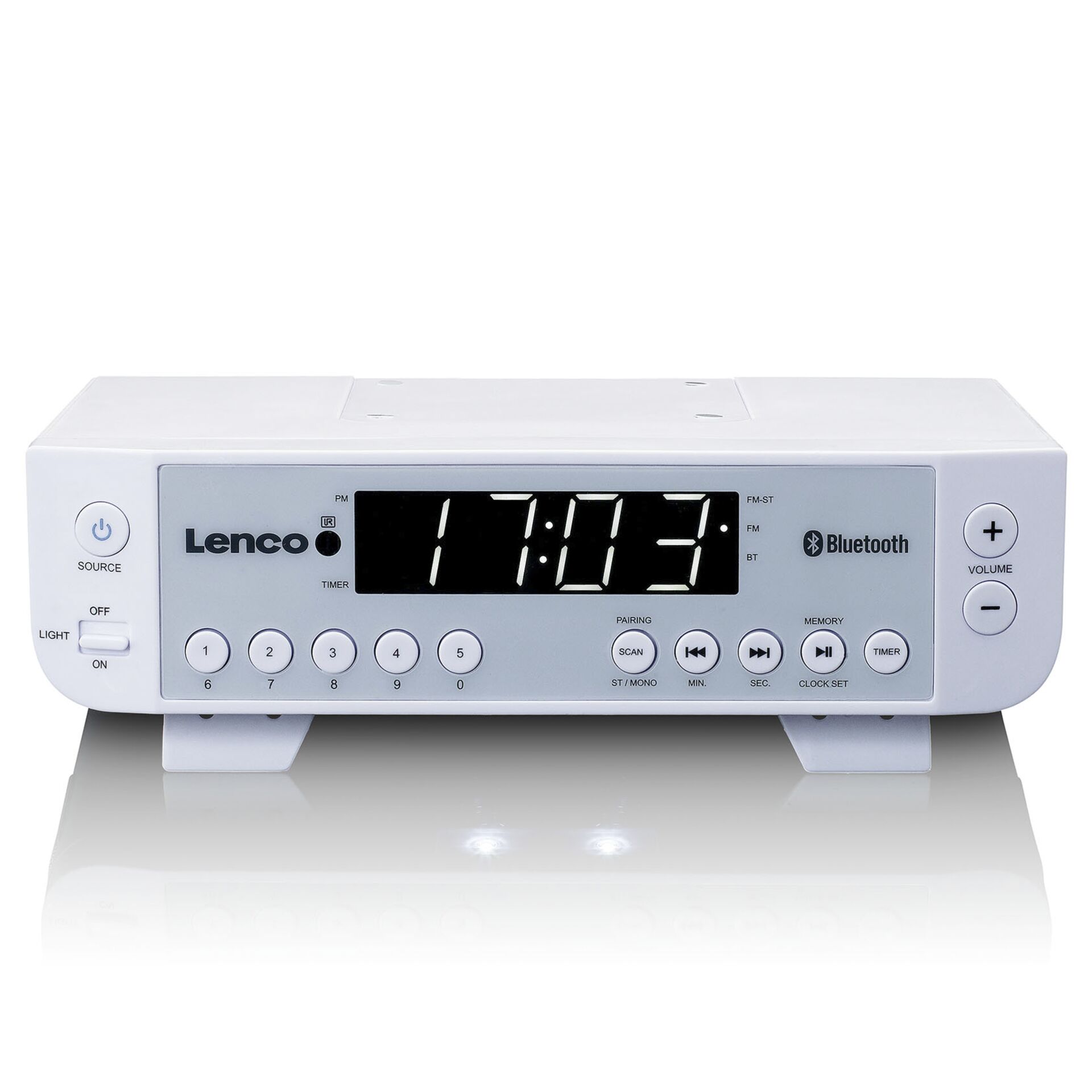 Lenco KCR-100 weiß