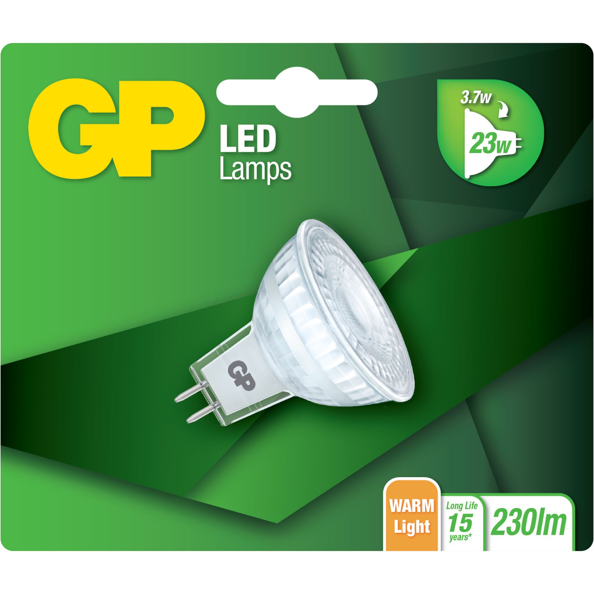 GP Lighting LED GU5.3 MR16 Refl. 3,7W (23W) 230 lm      GP 080329 505437_00