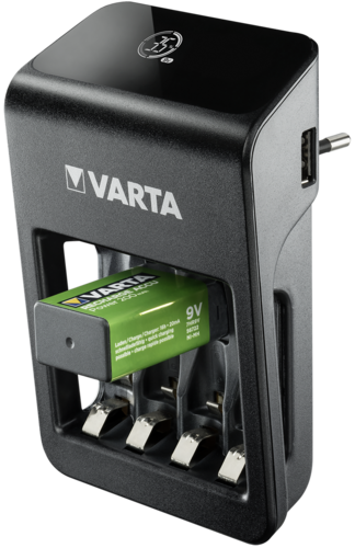 Varta LCD Pug Charger+ inkl. 4 Akkus 2100 mAh AA