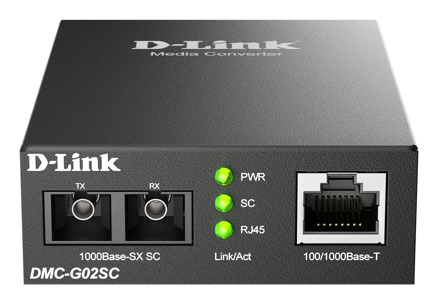 D-Link DMC-G02SC/E Gigabit Ethernet Konverter – Ansicht 1