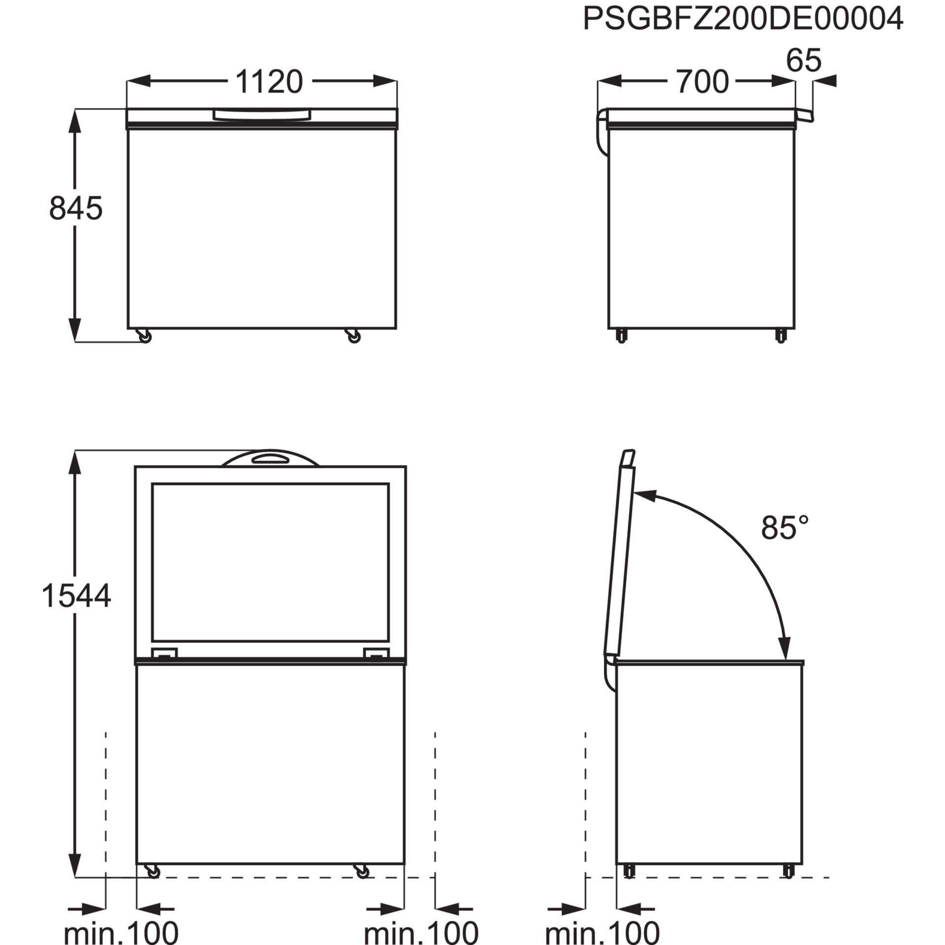 AEG AHB531D1LW Gefriertruhe 221218_09
