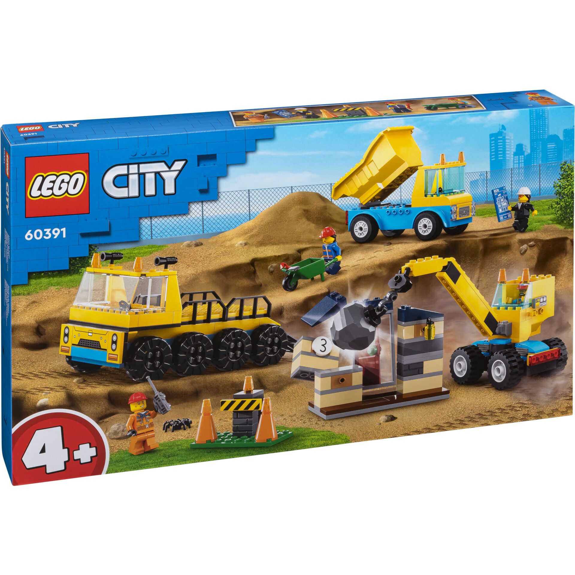 LEGO City 60391  Baufahrzeuge und Kran mit Abrissbirne 810098_10