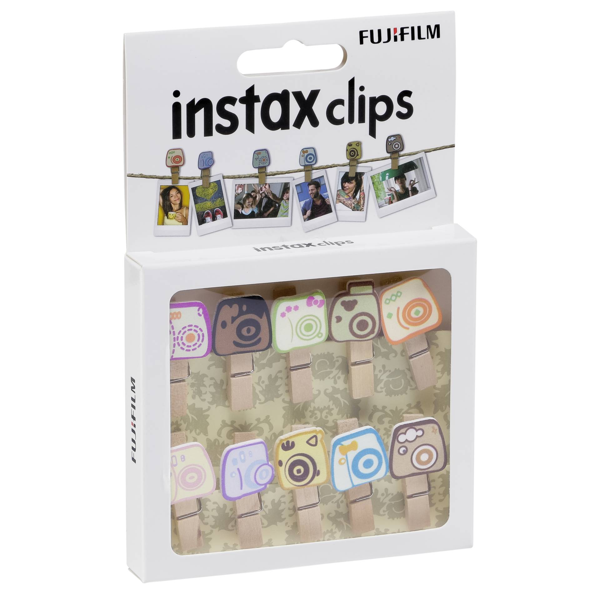 Fujifilm Instax Design Clips 10er Set Motiv Kamera 189254_01