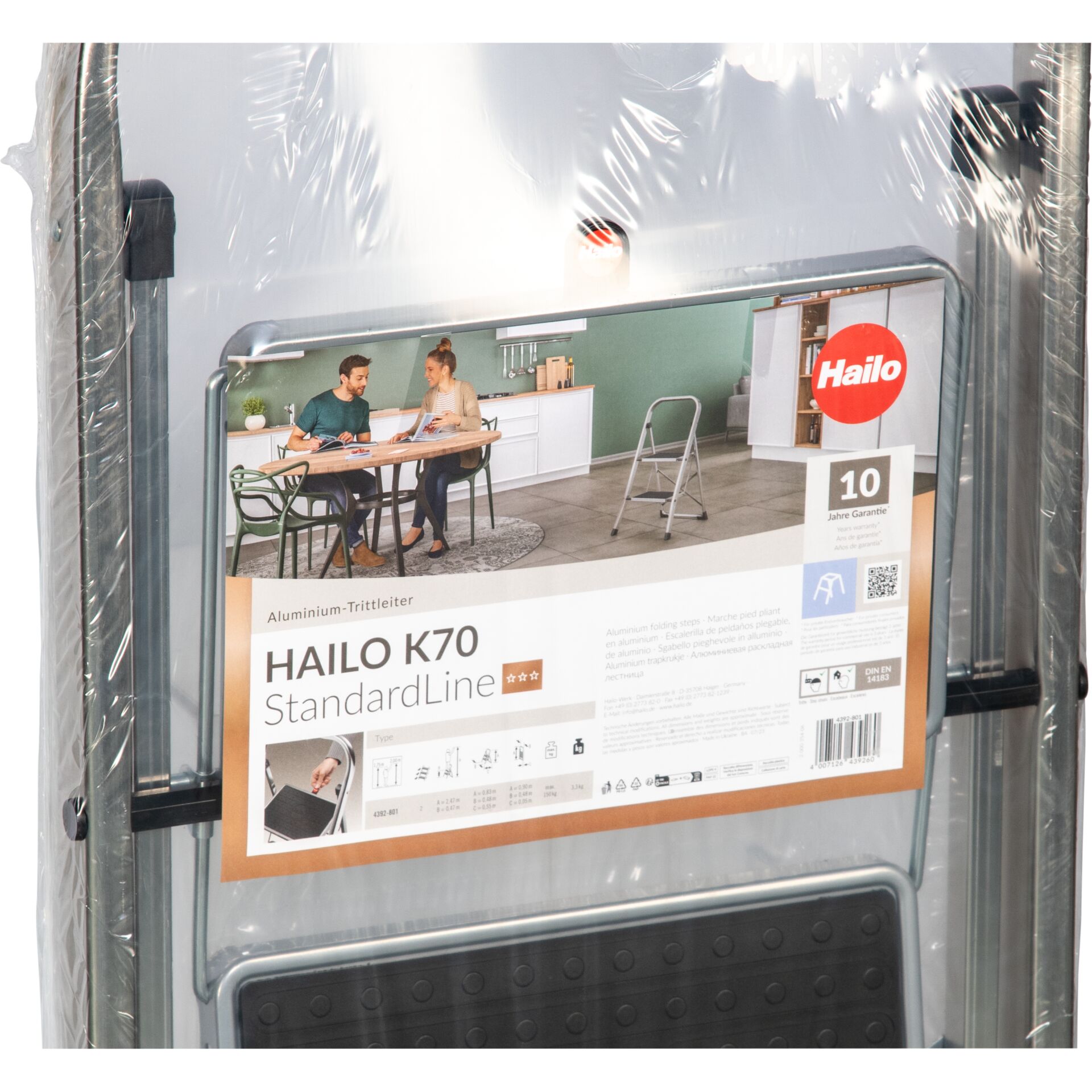 Hailo K70 StandardLine 2 Stufen Trittleiter 244969_09