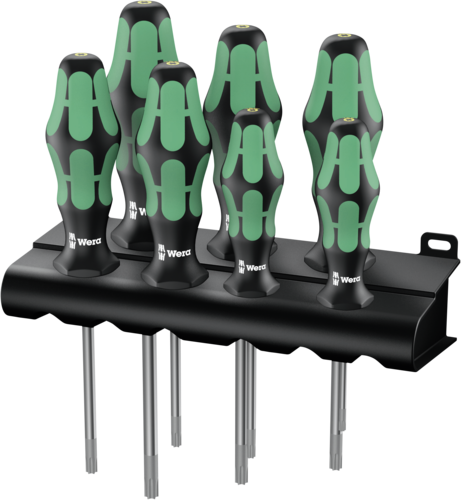 WERA 367/7 TORX HF Kraftform Plu Schraubendrehersatz mit Haltefkt