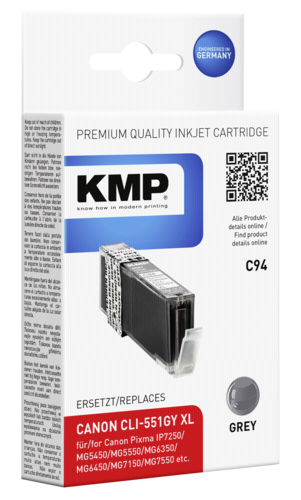 KMP C94 Tintenpatrone grau