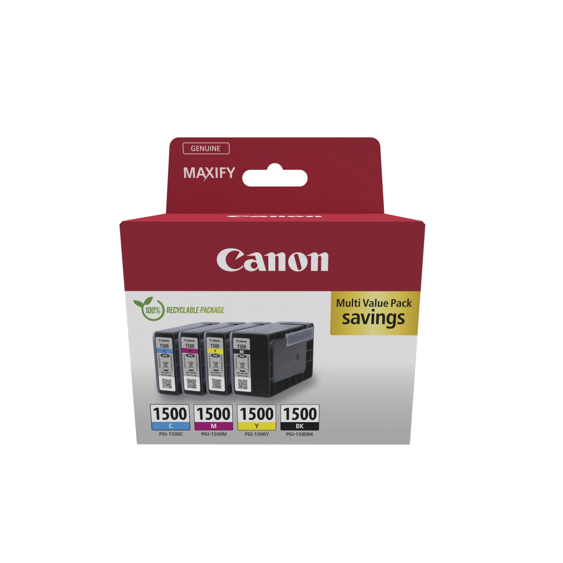 Canon PGI-1500 BK/C/M/Y Multipack 829481_00