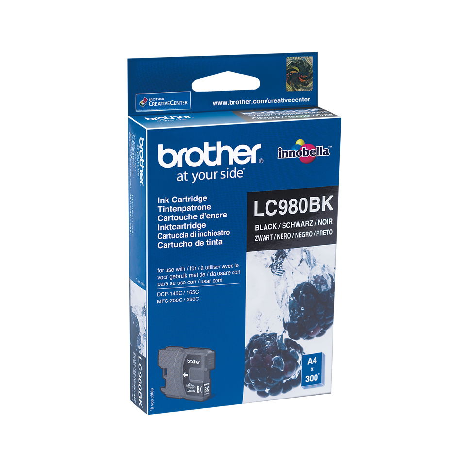 Brother LC-980BK Druckerpatrone Original Schwarz 1 Stück(e)
