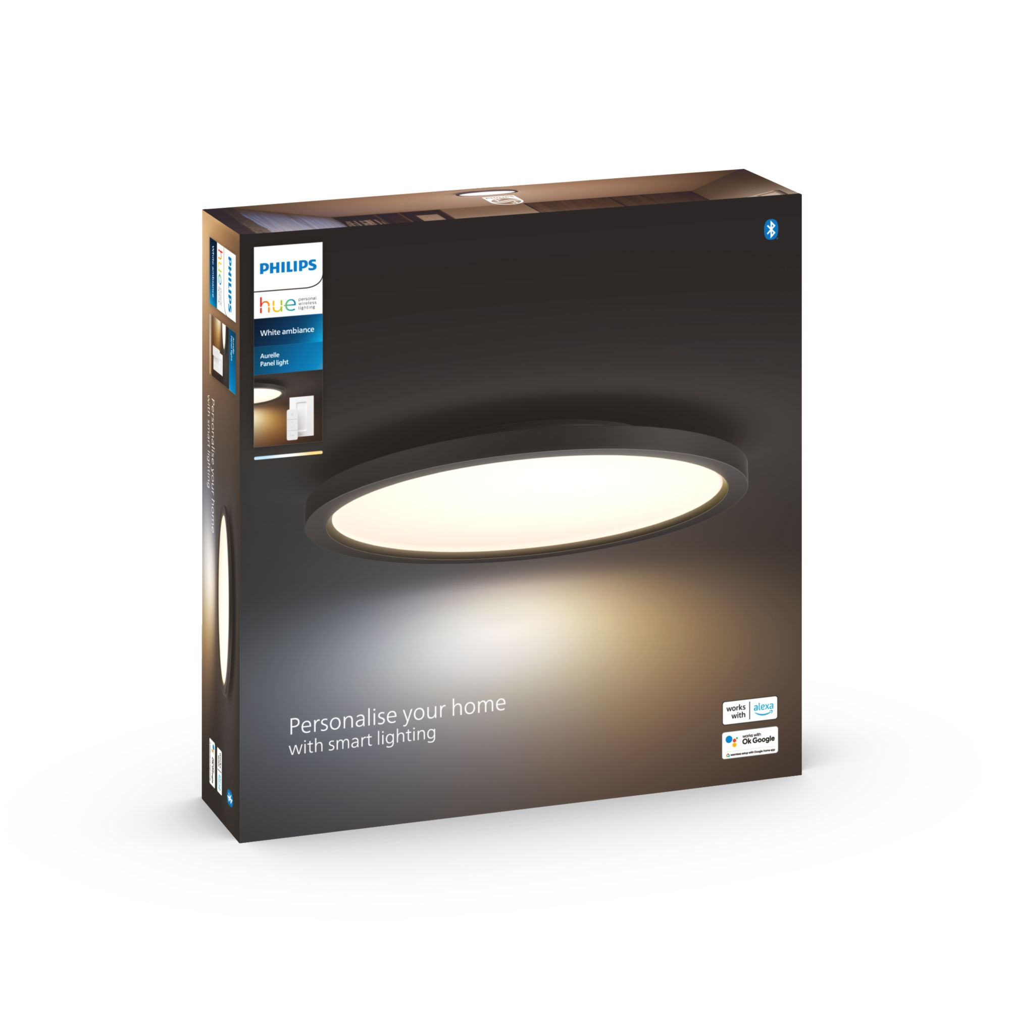 Philips Hue White Amb. Aurelle Panelleuchte rund Schw inkl DS 6b7ccb902ac8bacccd32825a4e3031d5 Philips Hue White Amb. Aurelle Panelleuchte rund Schw inkl DS 6b7ccb902ac8bacccd32825a4e3031d5