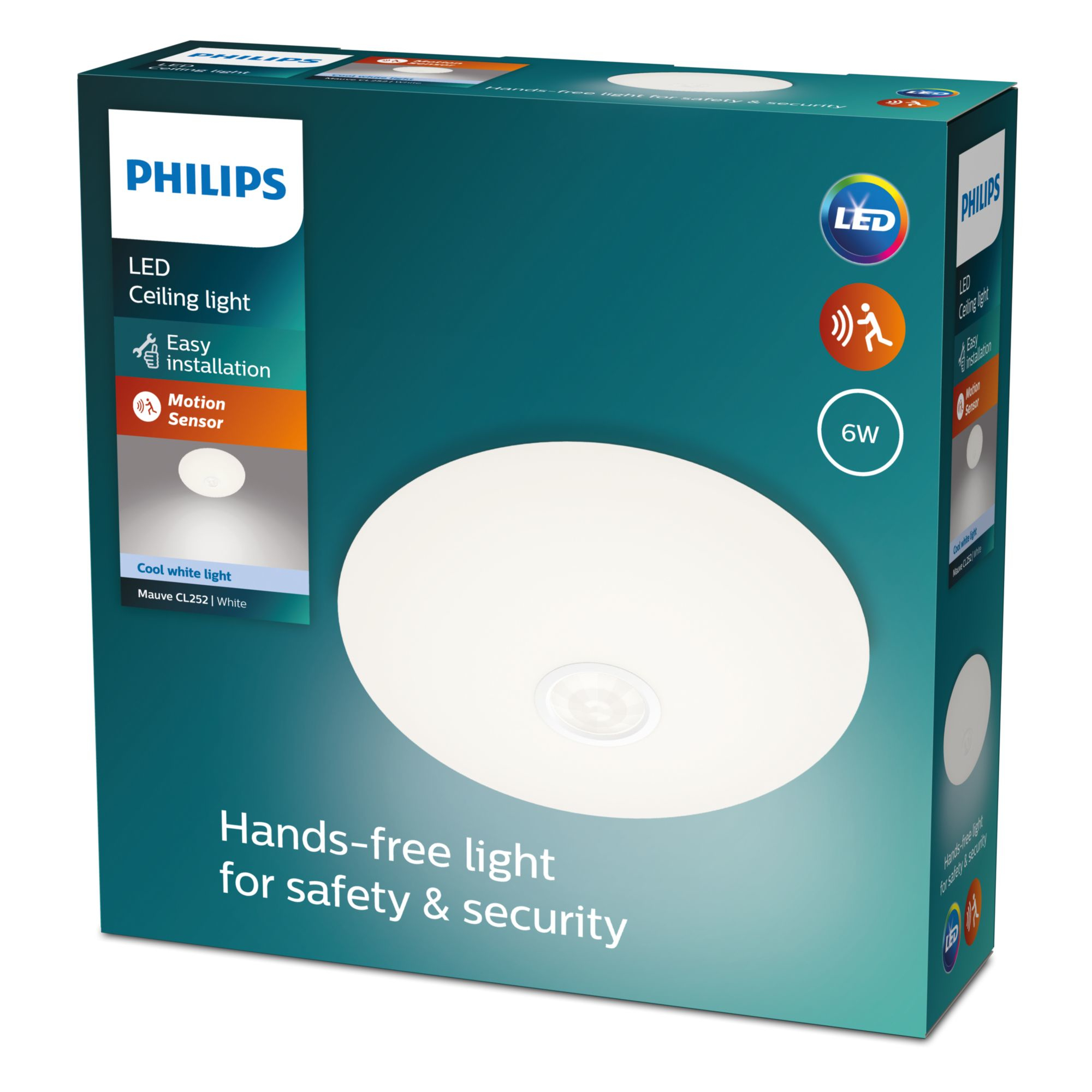 Philips Mauve Deckenleuchte IR weiß 640lm 99481992_3401057085 Philips Mauve Deckenleuchte IR weiß 640lm 99481992_3401057085