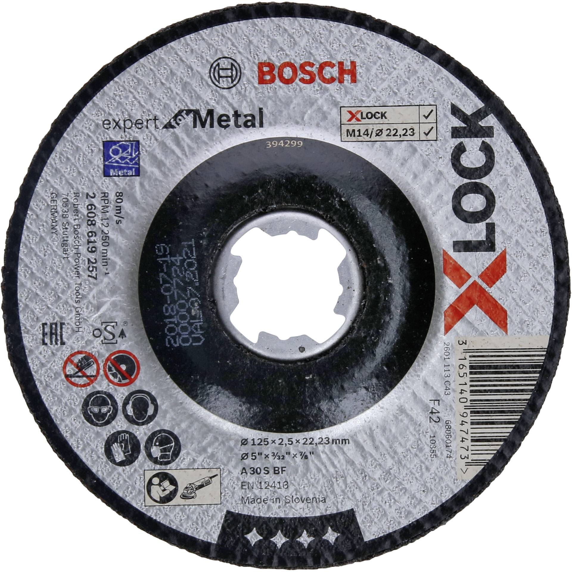 Bosch X-LOCK Trennsch.125X2,5mm EfM gekröpft 476247_00 Bosch X-LOCK Trennsch.125X2,5mm EfM gekröpft 476247_00
