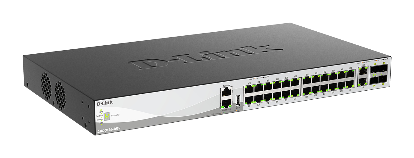 D-Link DMS-3130-30TS/E-30 Port Switch Multi-Gigabit – Ansicht 1