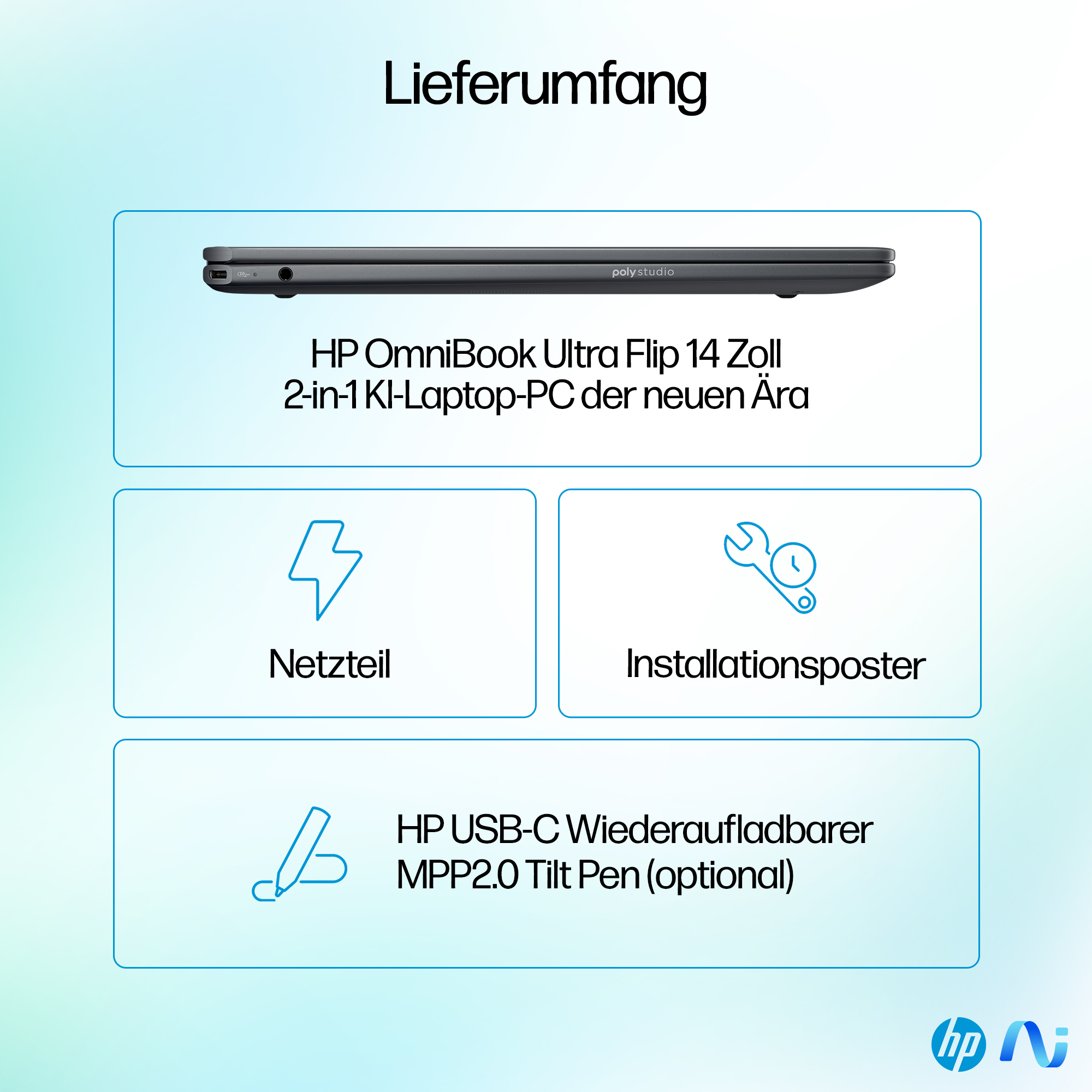 HP OmniB. Ultra Flip 14-fh0678ng 35,6cm (14 ) CU7 32GB 1TB SSD 032214cac010e1cdad7ac29a7e447c2917f21b9f