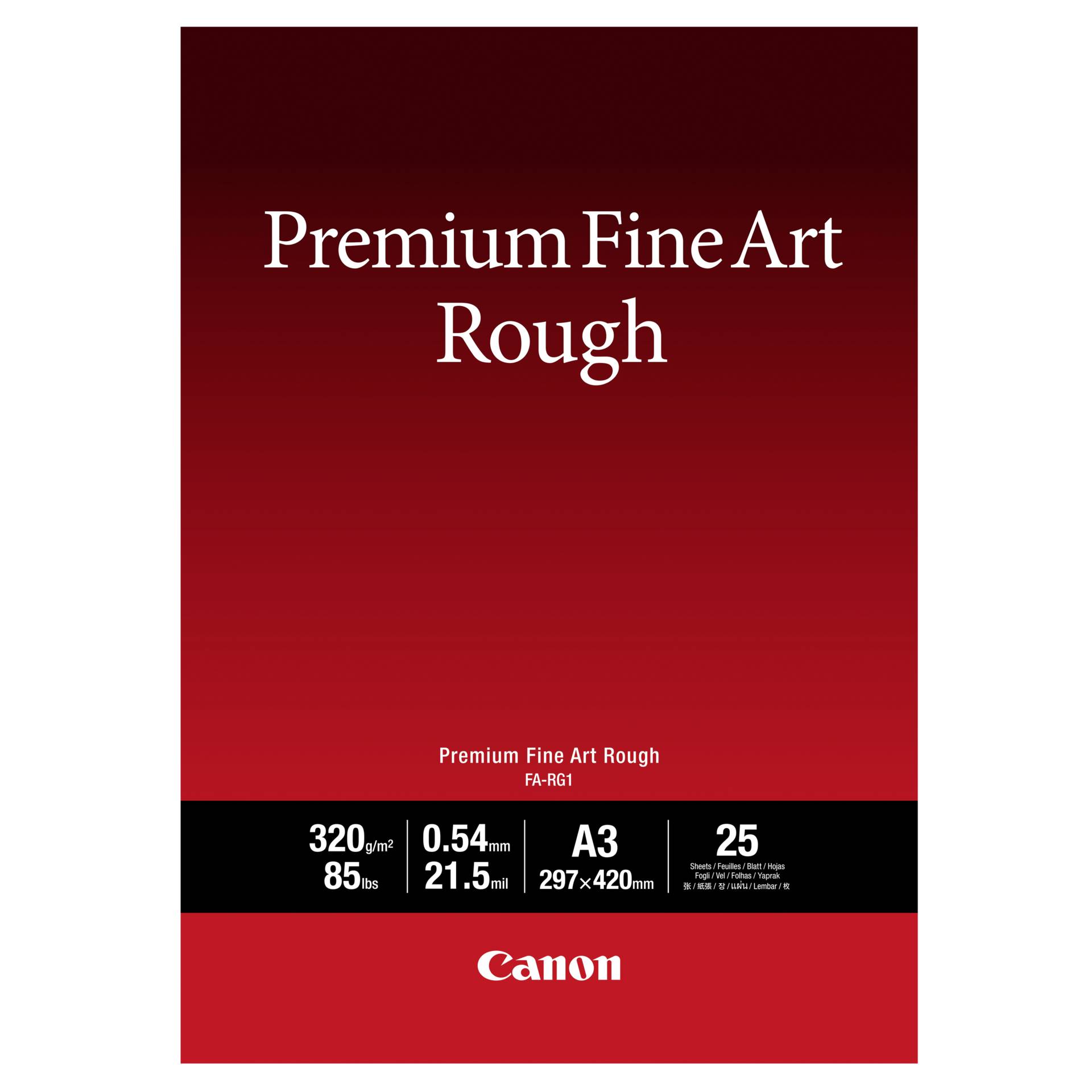 Canon FA-RG 1 Premium Fine Art Rough A 3, 25 Blatt, 320 g