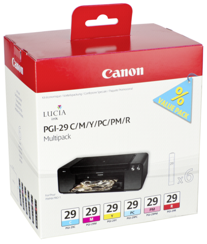 Canon PGI-29 C/M/Y/PC/PM/R